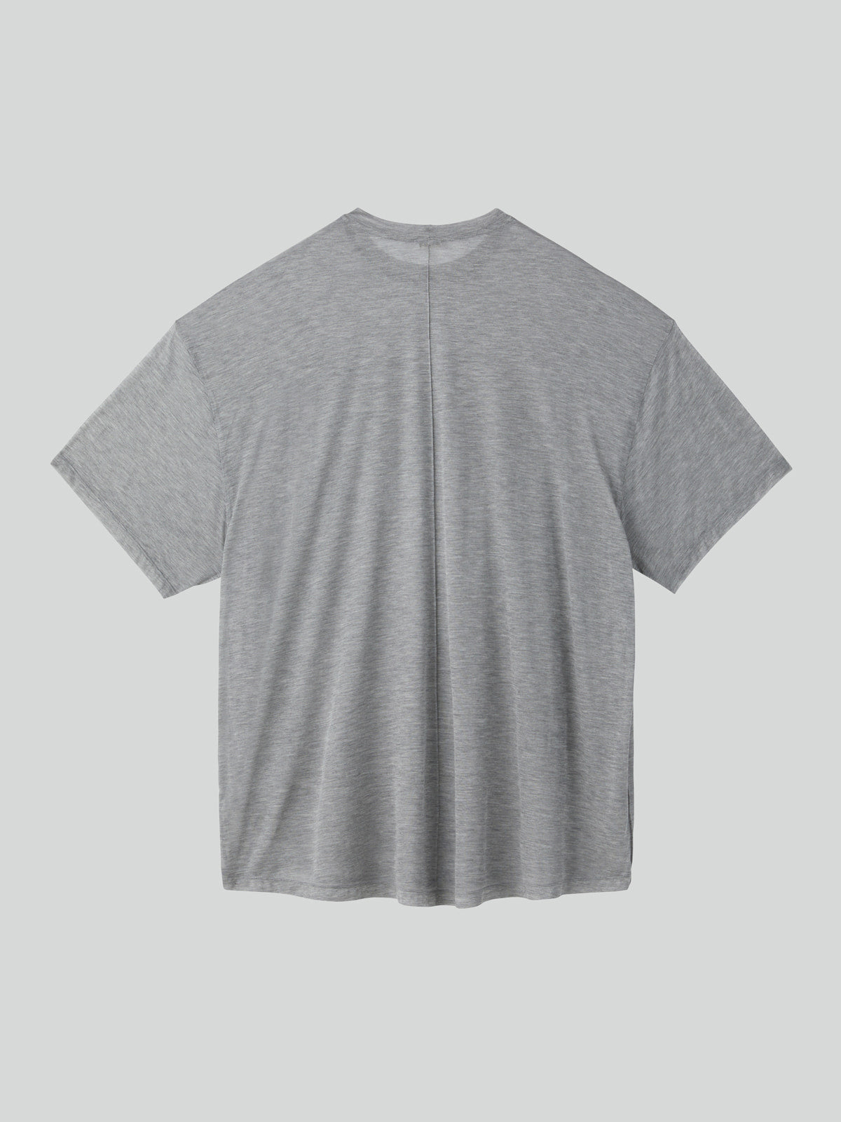 Recto - Oversized Sheer T-Shirt (Melange Grey) product image 5 | TRAB K-Fashion Australia
