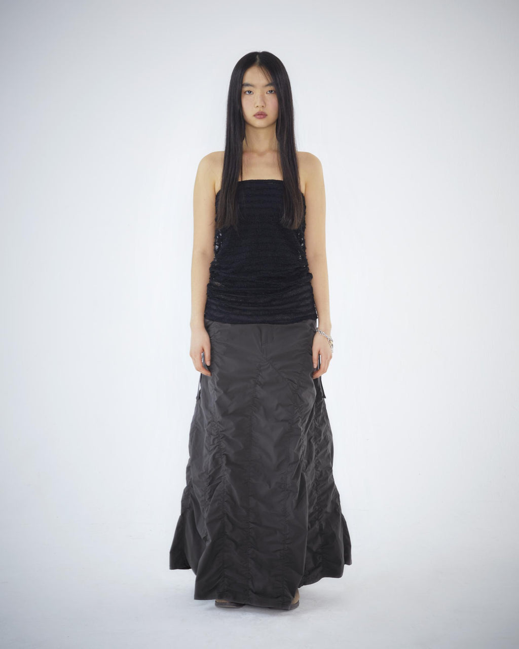 Coyseio - Wave Stitch Tube Top (Black) product image 13 | TRAB K-Fashion Australia