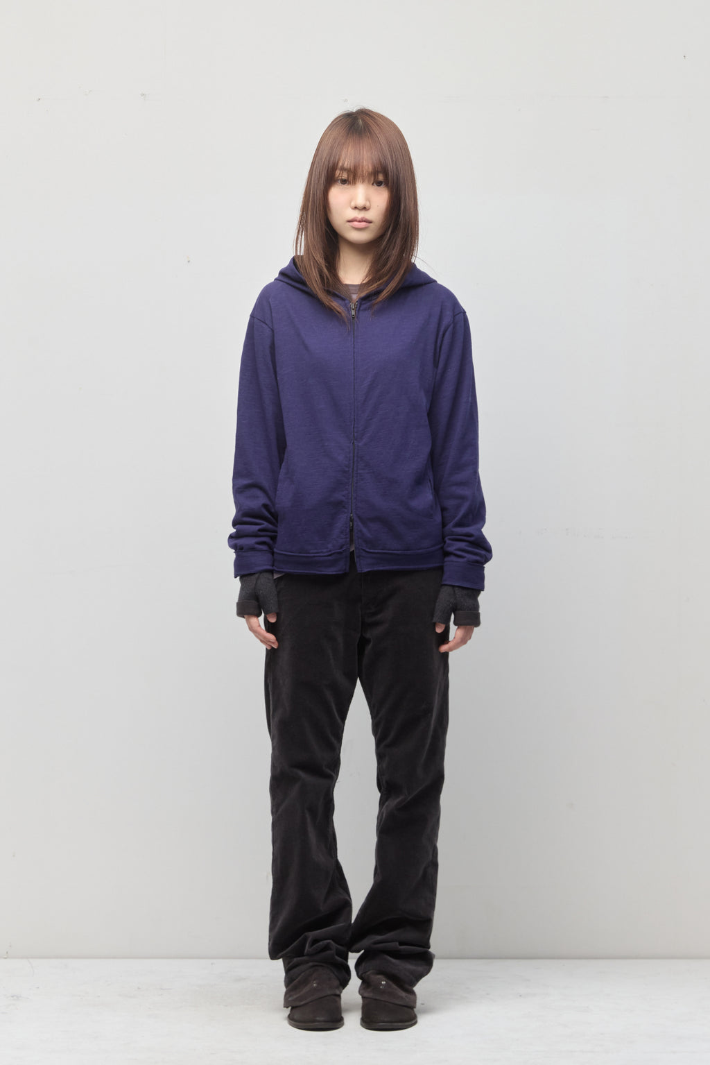 Hatchingroom - Rough Hoodie Slub (Dark Blue) product image 13 | TRAB K-Fashion Australia