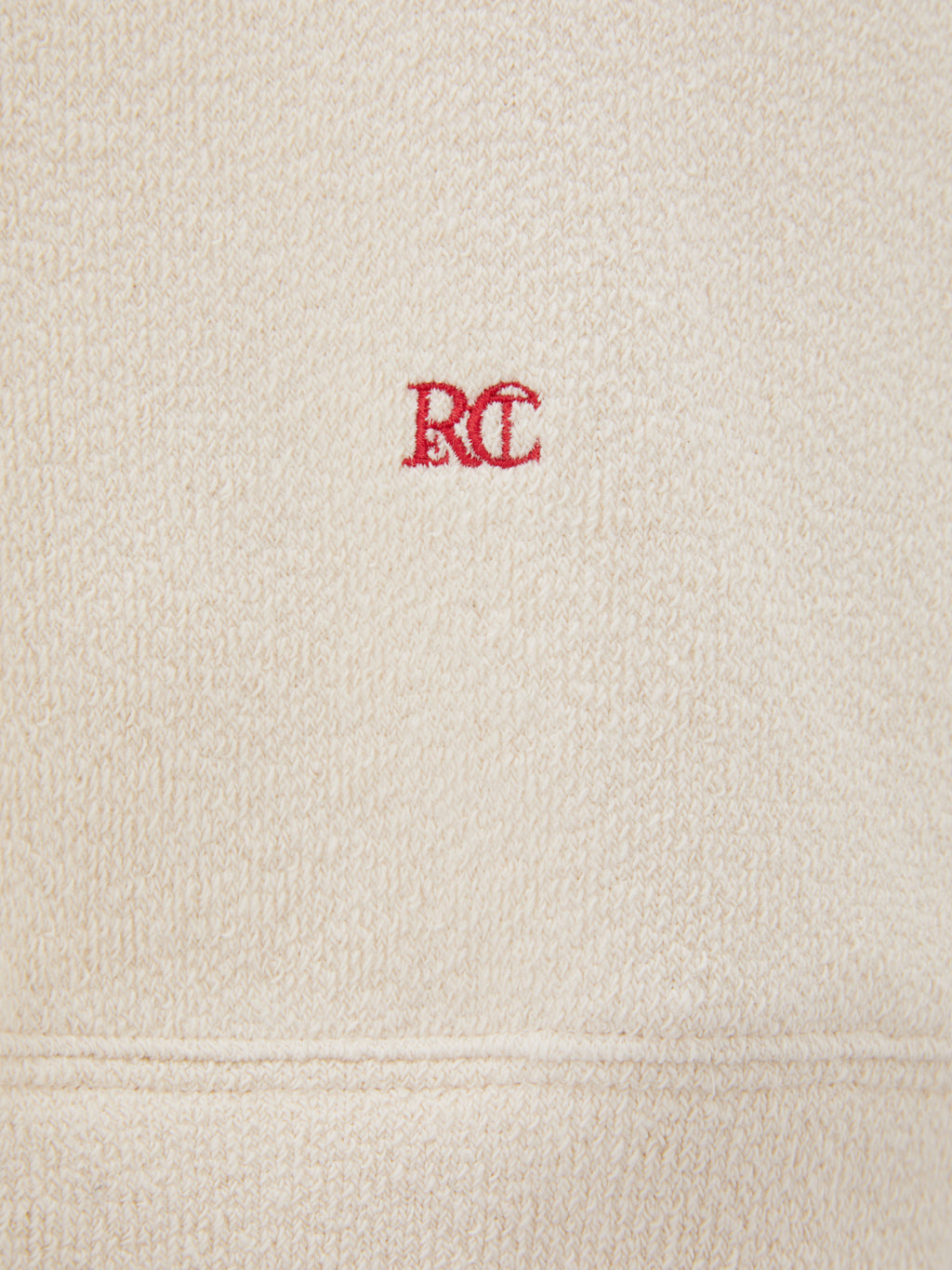 Recto - Rc Embroidered Sweatshirt (Oatmeal) product image 4 | TRAB K-Fashion Australia