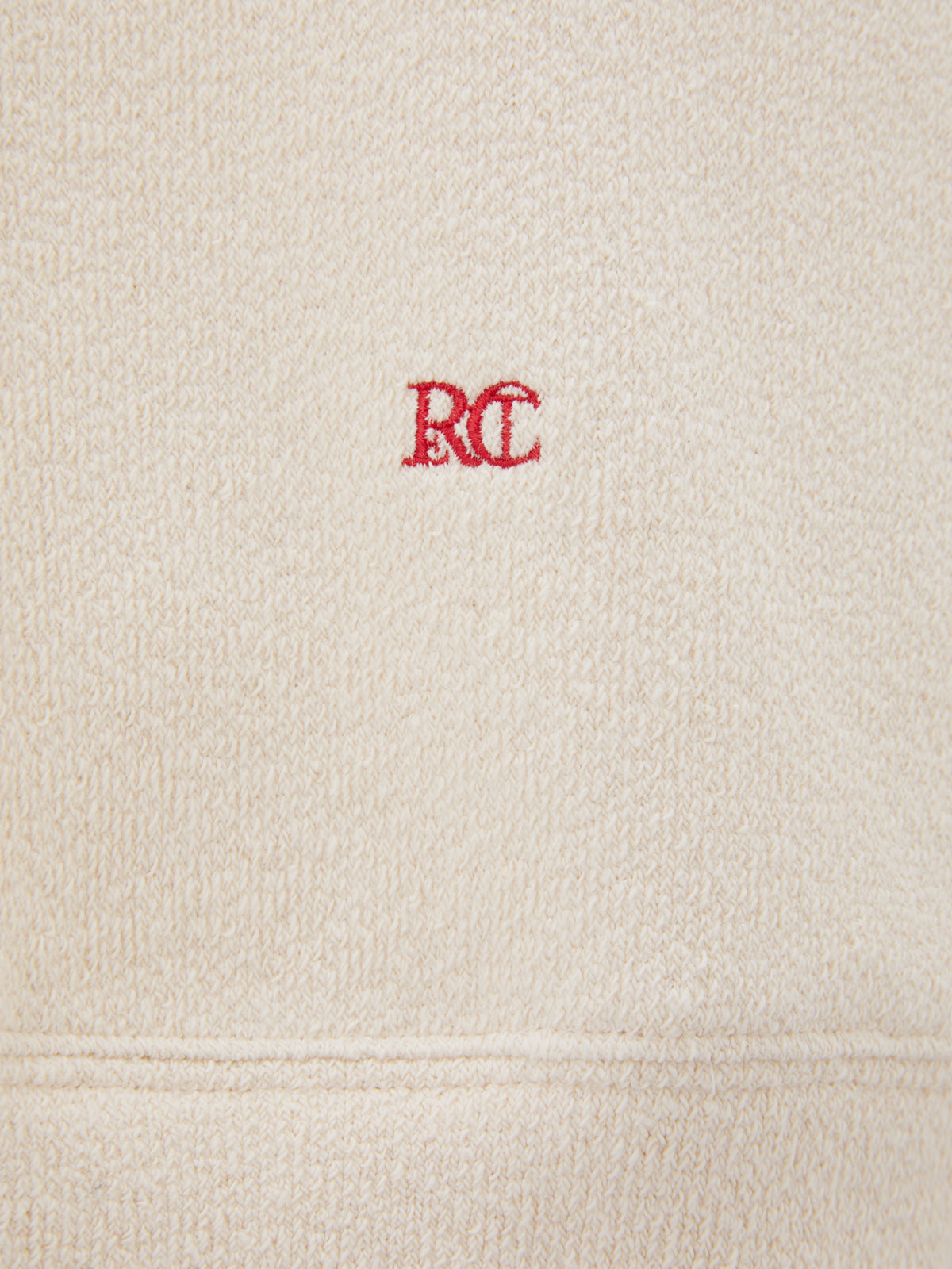 Recto - Rc Embroidered Sweatshirt (Oatmeal) product image 4 | TRAB K-Fashion Australia