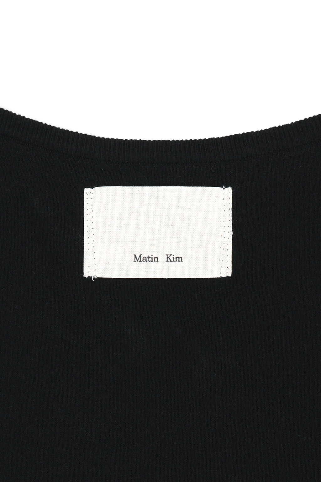 Matin Kim - Betwing Fit Boat Neck Knit Pullover (Black) product image 6 | TRAB K-Fashion Australia