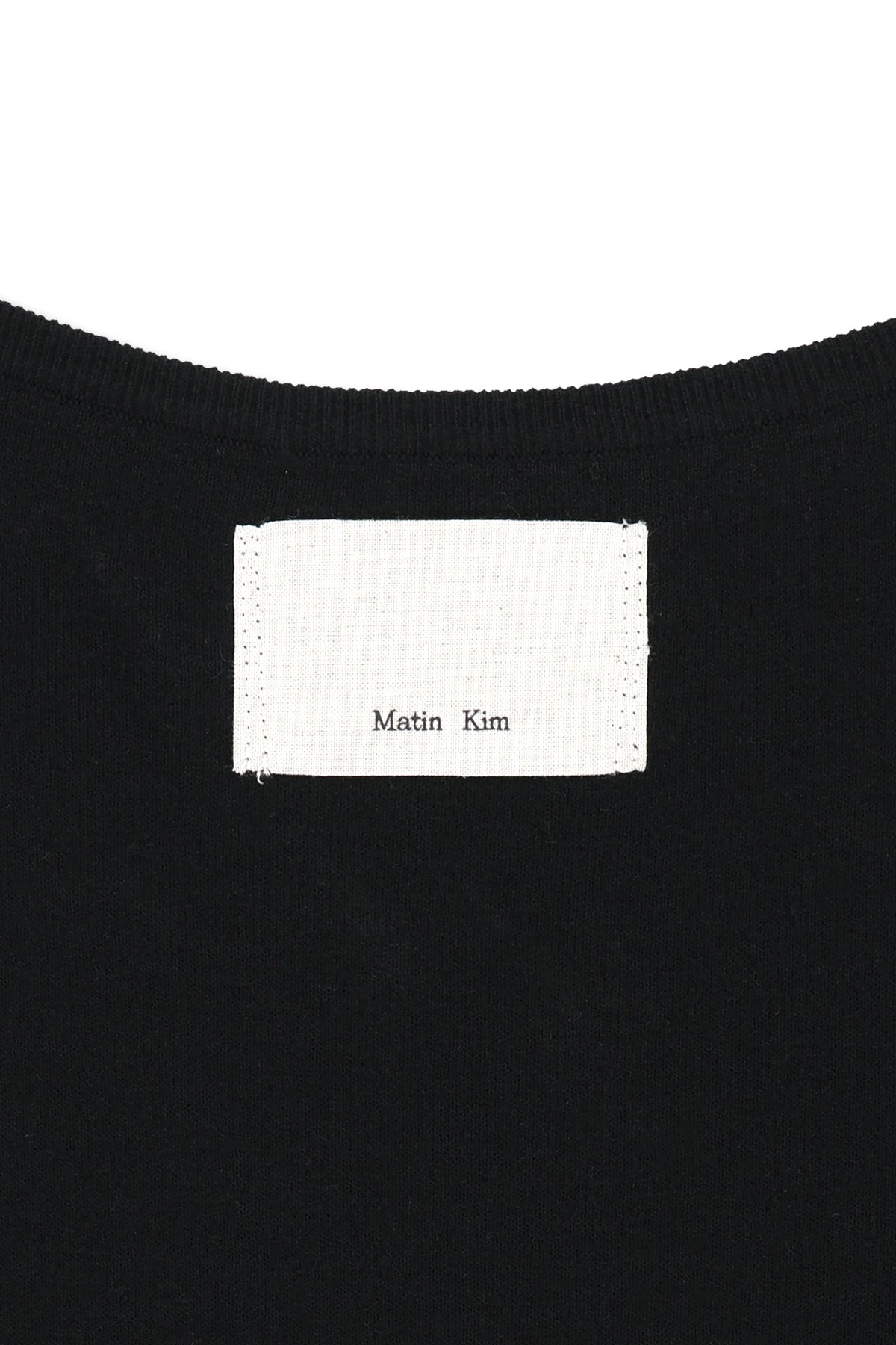 Matin Kim - Betwing Fit Boat Neck Knit Pullover (Black) product image 6 | TRAB K-Fashion Australia