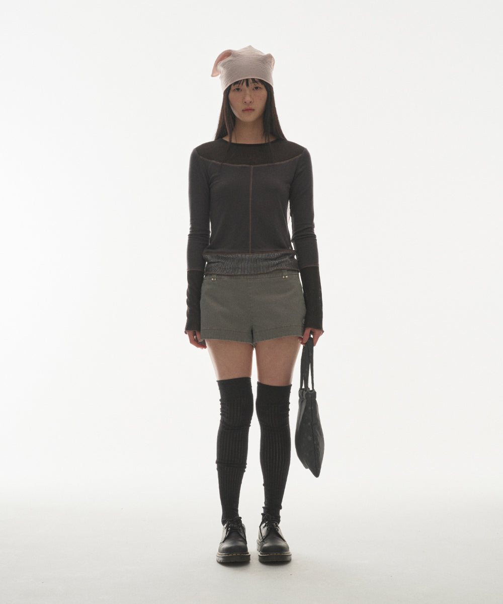 Coyseio - Net Stitch Longsleeves (Black) product image 5 | TRAB K-Fashion Australia