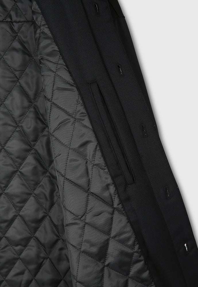 Tonywack - Hard Twist Wool Padded Shirt Jacket (Black) product image 12 | TRAB K-Fashion Australia