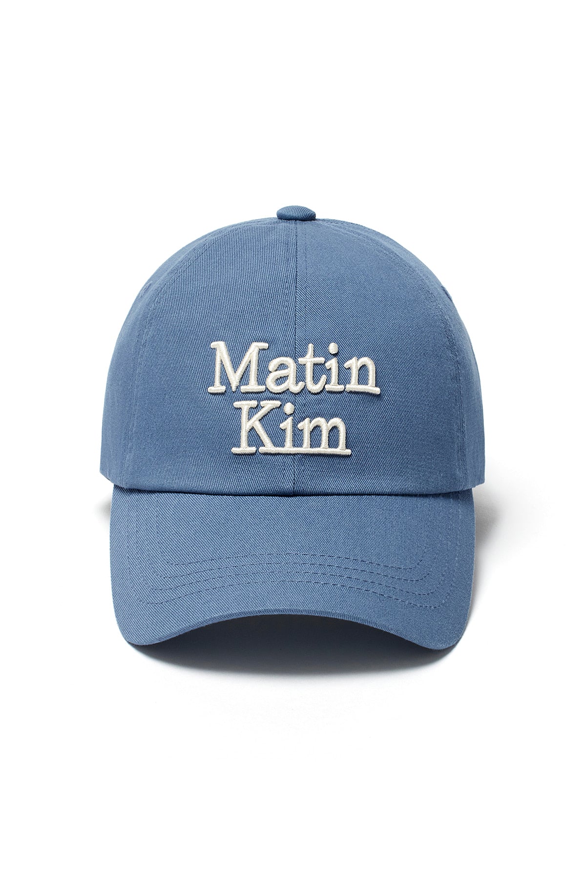 Matin Kim - Matin Volume Logo Ball Cap (Smoke Blue) product image 2 | TRAB K-Fashion Australia