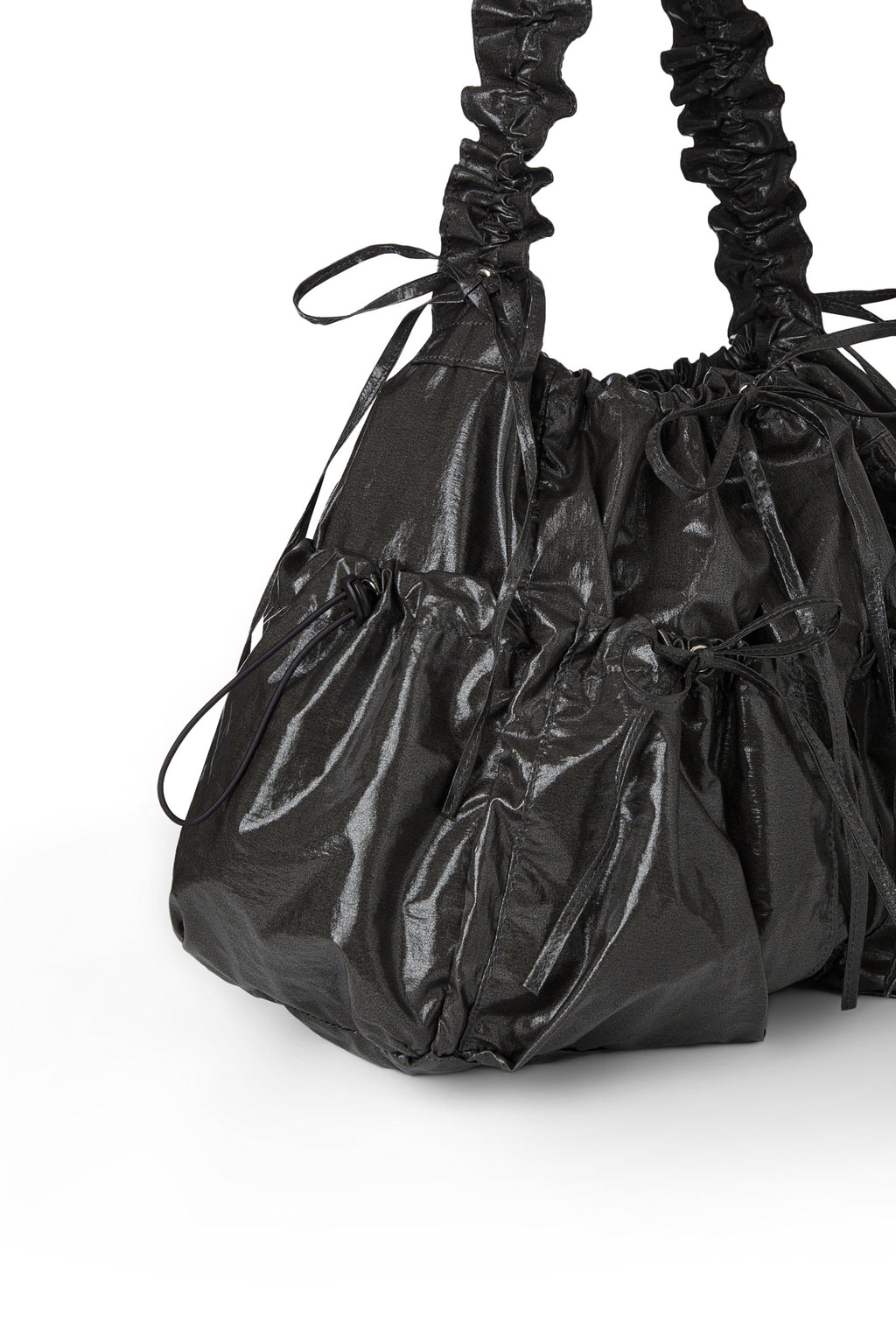 Deinet - Deinet Coating Shirring Bag (Black) product image 4 | TRAB K-Fashion Australia