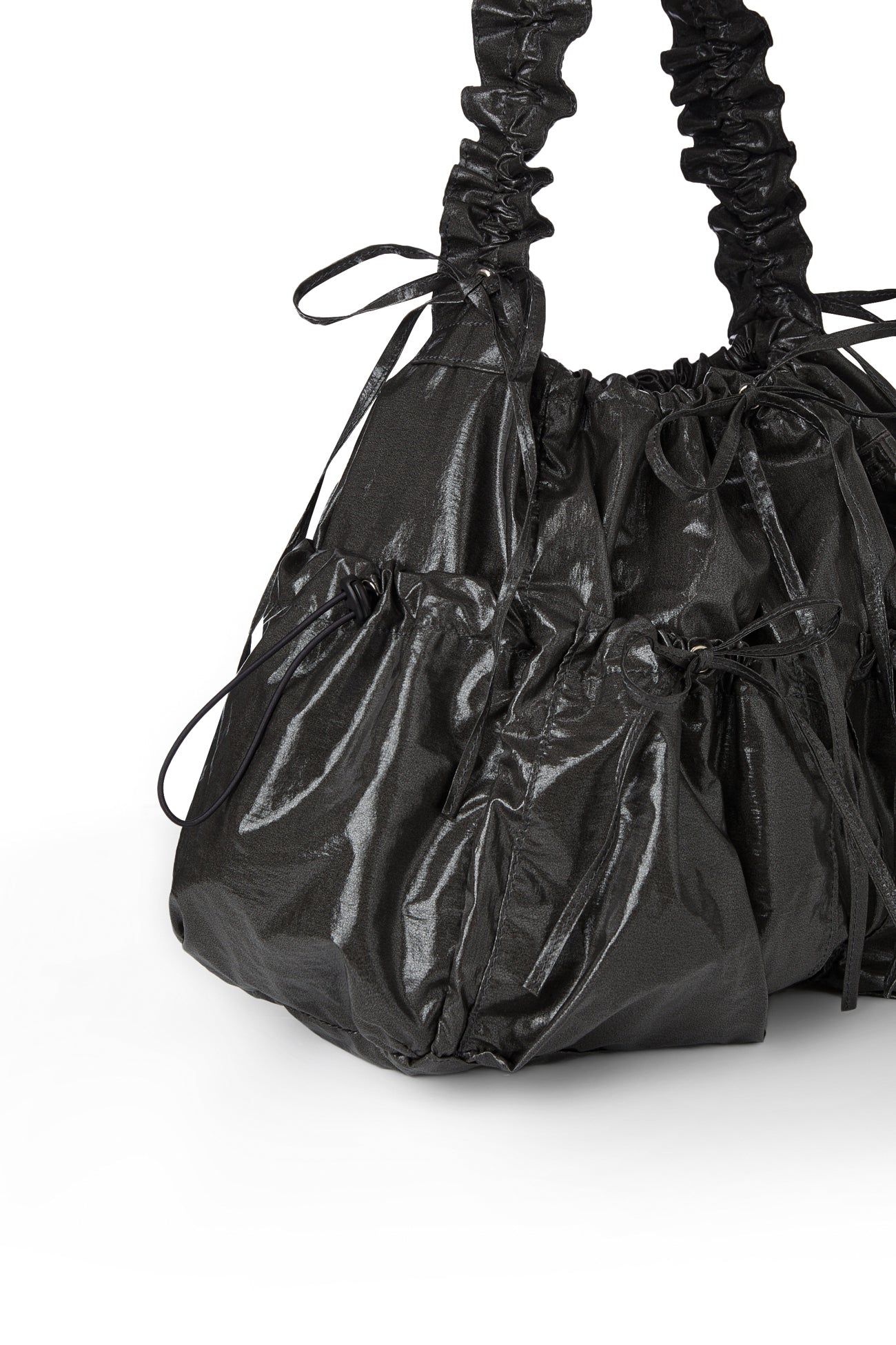 Deinet - Deinet Coating Shirring Bag (Black) product image 4 | TRAB K-Fashion Australia
