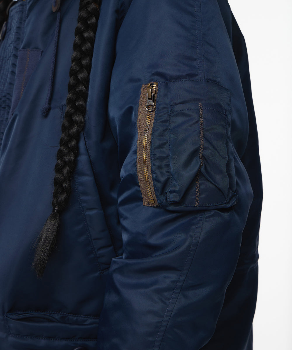 Coyseio - Hooded Field Down Jacket (Navy) product image 6 | TRAB K-Fashion Australia
