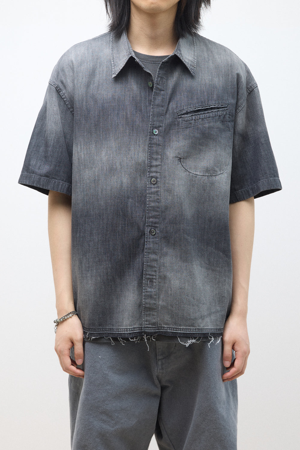 Hatchingroom - Over Shirt Denim (Grey) product image 12 | TRAB K-Fashion Australia