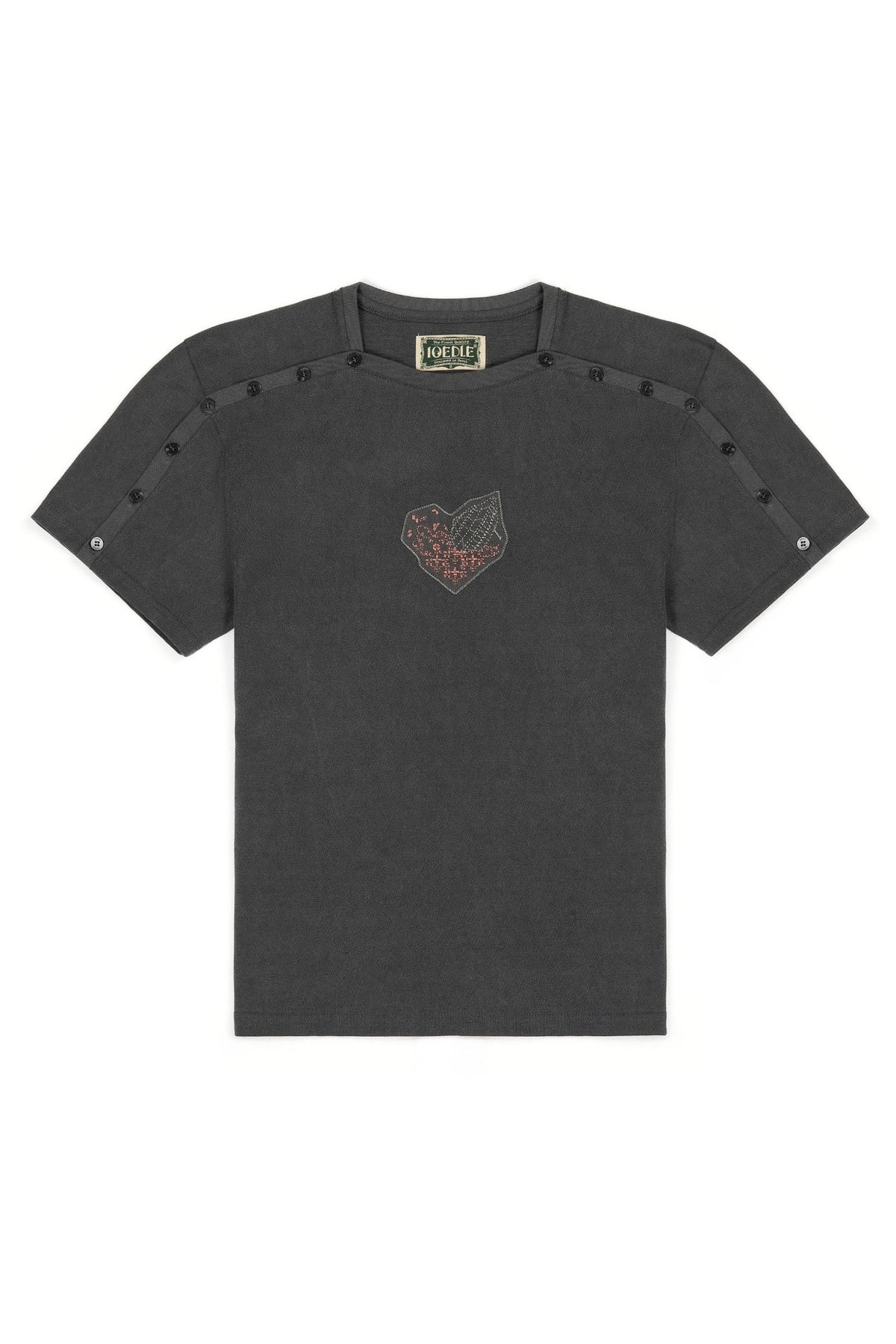 Ioedle - Instant Fastening T-Shirt (Charcoal) product image 3 | TRAB K-Fashion Australia