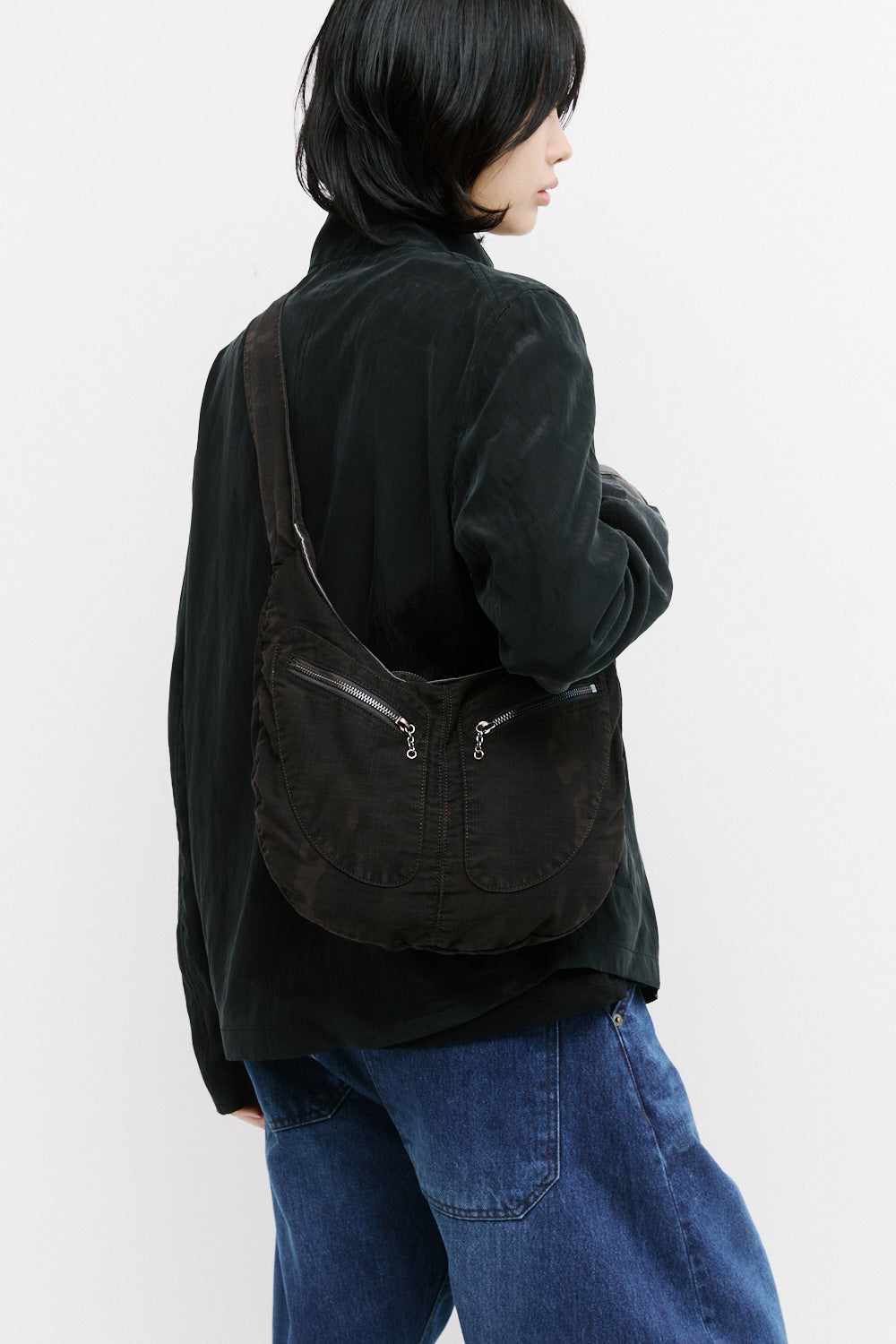 Hatchingroom - Dyed Twin Bag Black (Camo) product image 8 | TRAB K-Fashion Australia