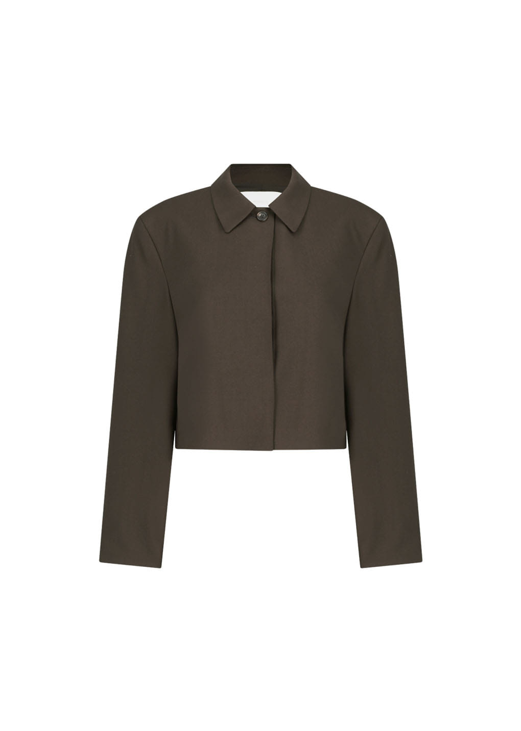 Amomento - Wool Short Jacket (Khaki Brown) product image 2 | TRAB K-Fashion Australia