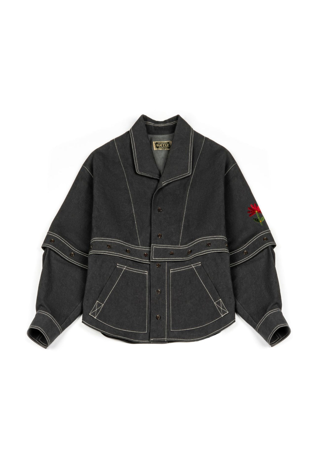 Ioedle - Imagination-Blooming Assembly Jacket (Charcoal) product image 2 | TRAB K-Fashion Australia