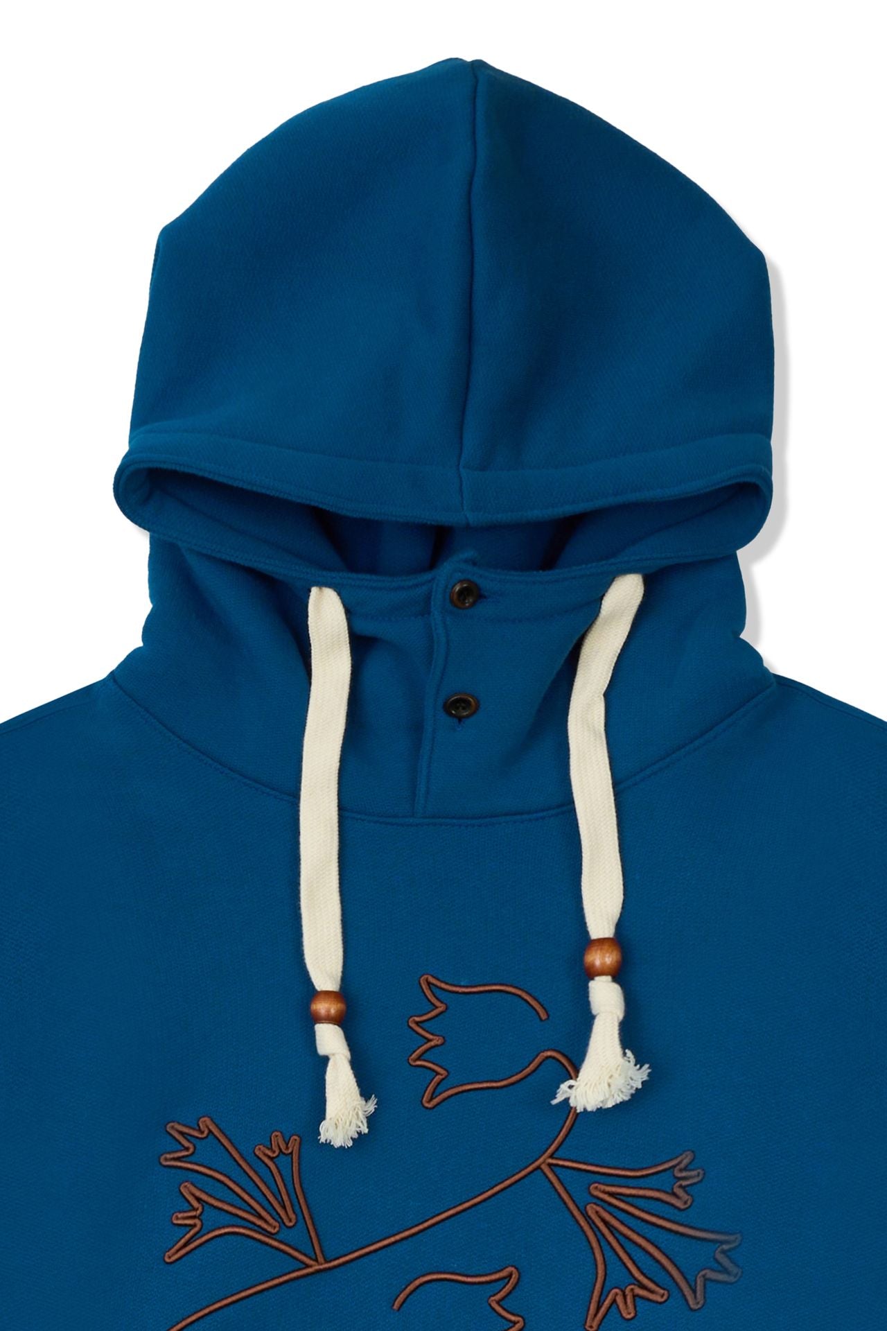Ioedle - Pasqueflower Three-Dimensional Embroidery Hood (Blue) product image 4 | TRAB K-Fashion Australia