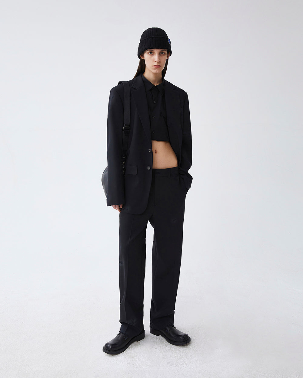 Ader Error - Toble slacks (Noir) product image 4 | TRAB K-Fashion Australia