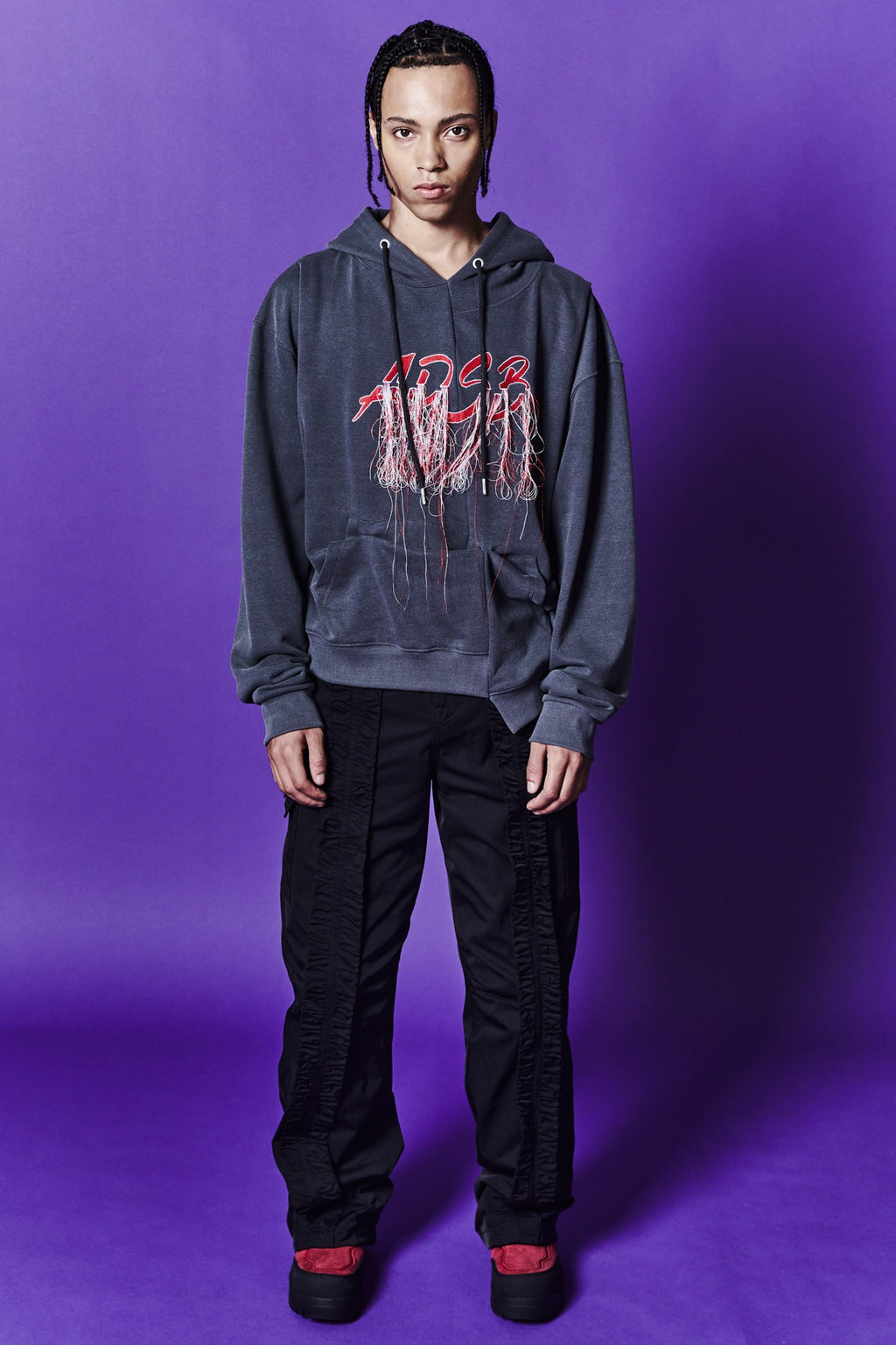 Andersson Bell - (essential) Unisex Rework Adsb Cheerleader Hoodie (Charcoal) product image 9 | TRAB K-Fashion Australia