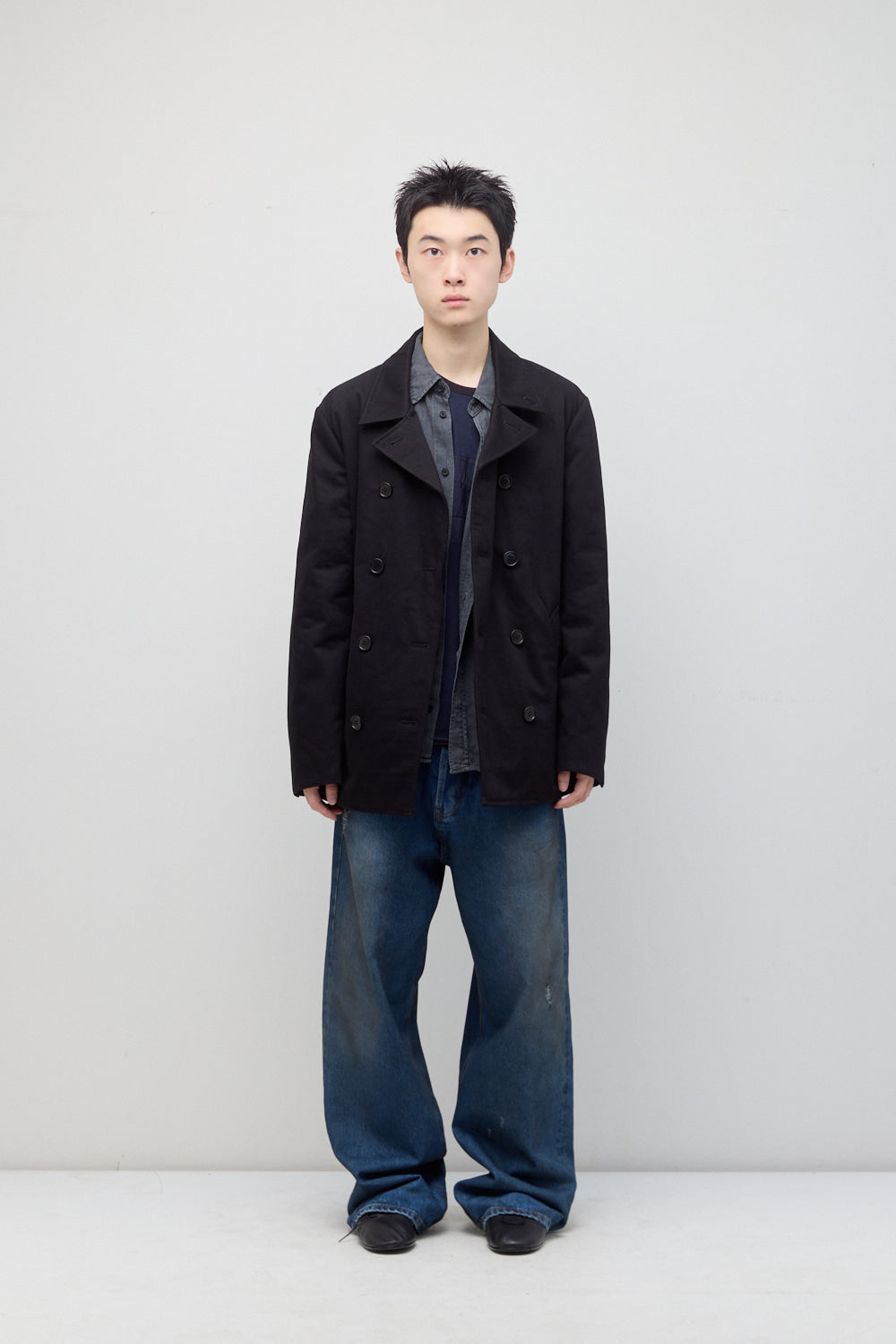 Hatchingroom - Pea Coat (Black) product image 4 | TRAB K-Fashion Australia