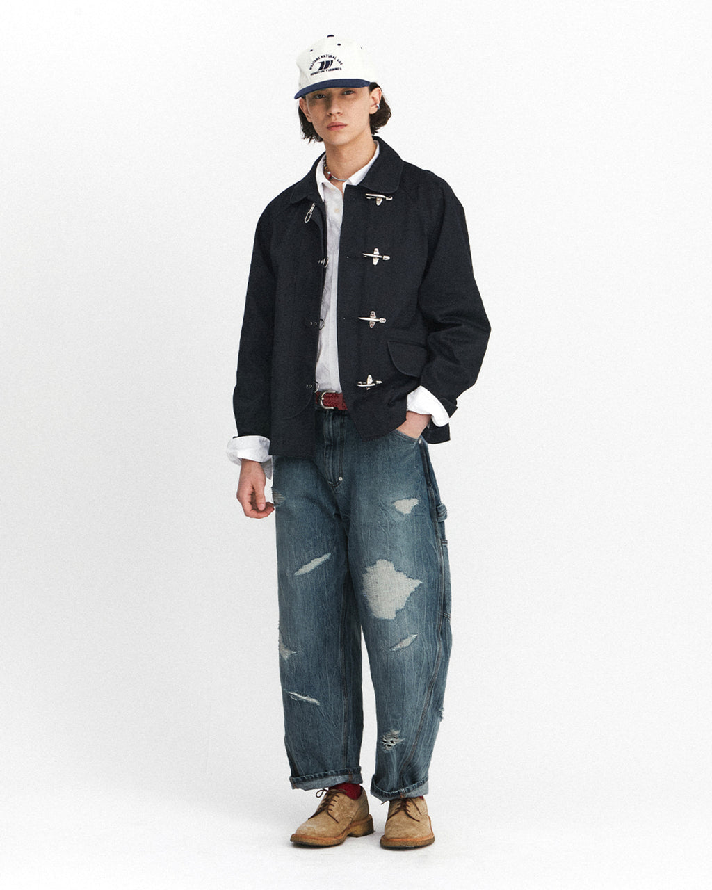 Eastlogue - Damaged Carpenter Pants (Vintage Indigo) product image 4 | TRAB K-Fashion Australia