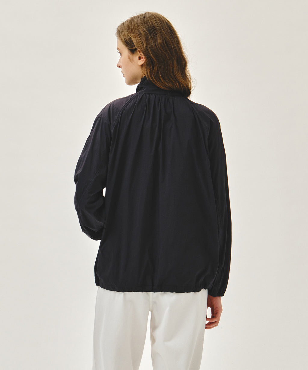 Marithe & Francois Girbaud - Highneck Packable Nylon Jacket (Charcoal) product image 2 | TRAB K-Fashion Australia