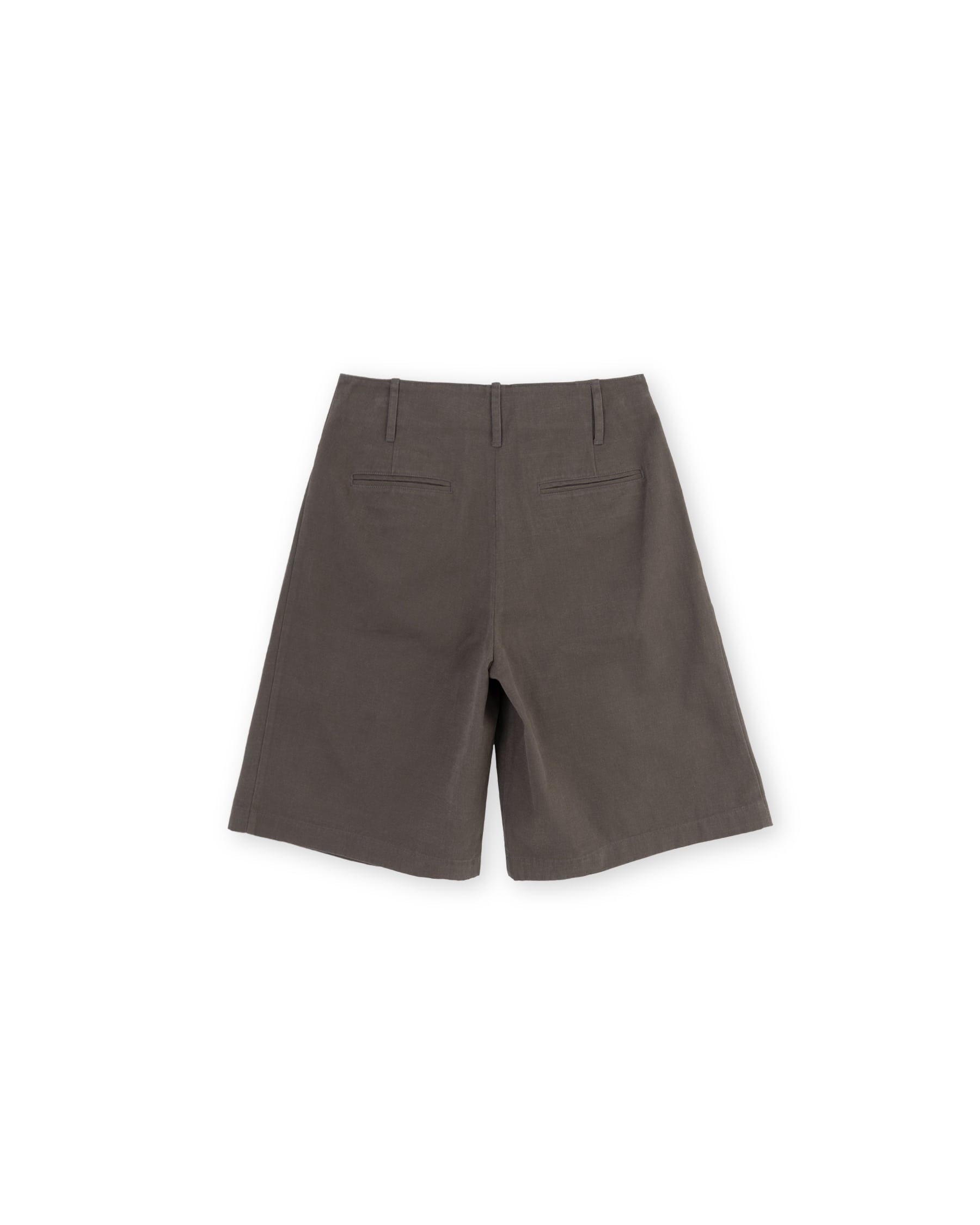 Brownyard - Two Tuck Half Pants (Dark Brown) product image 6 | TRAB K-Fashion Australia
