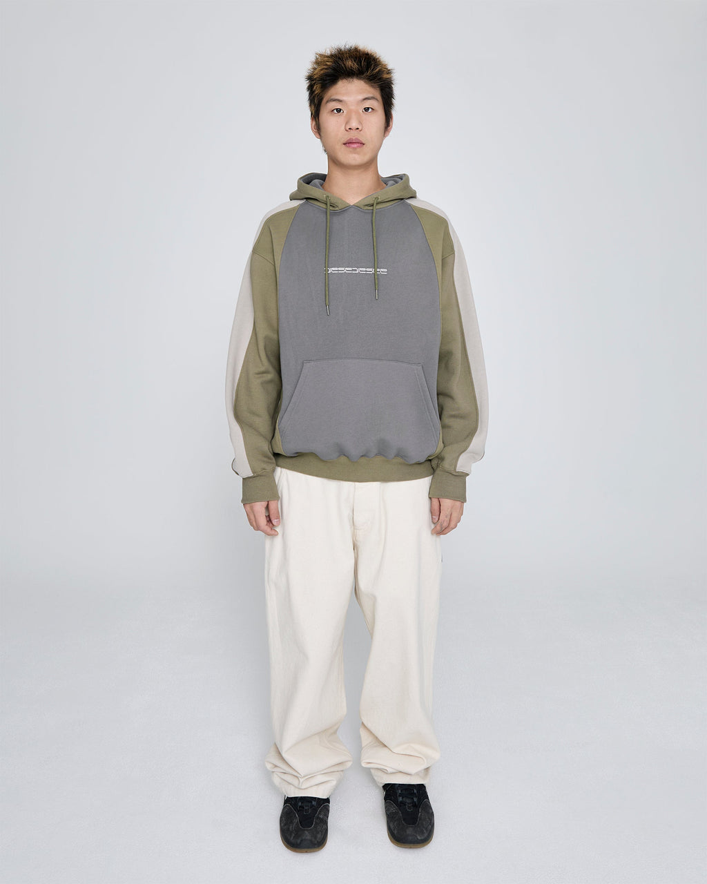 yeseyesee - Triple Raglan Hoodie (Khaki) product image 7 | TRAB K-Fashion Australia