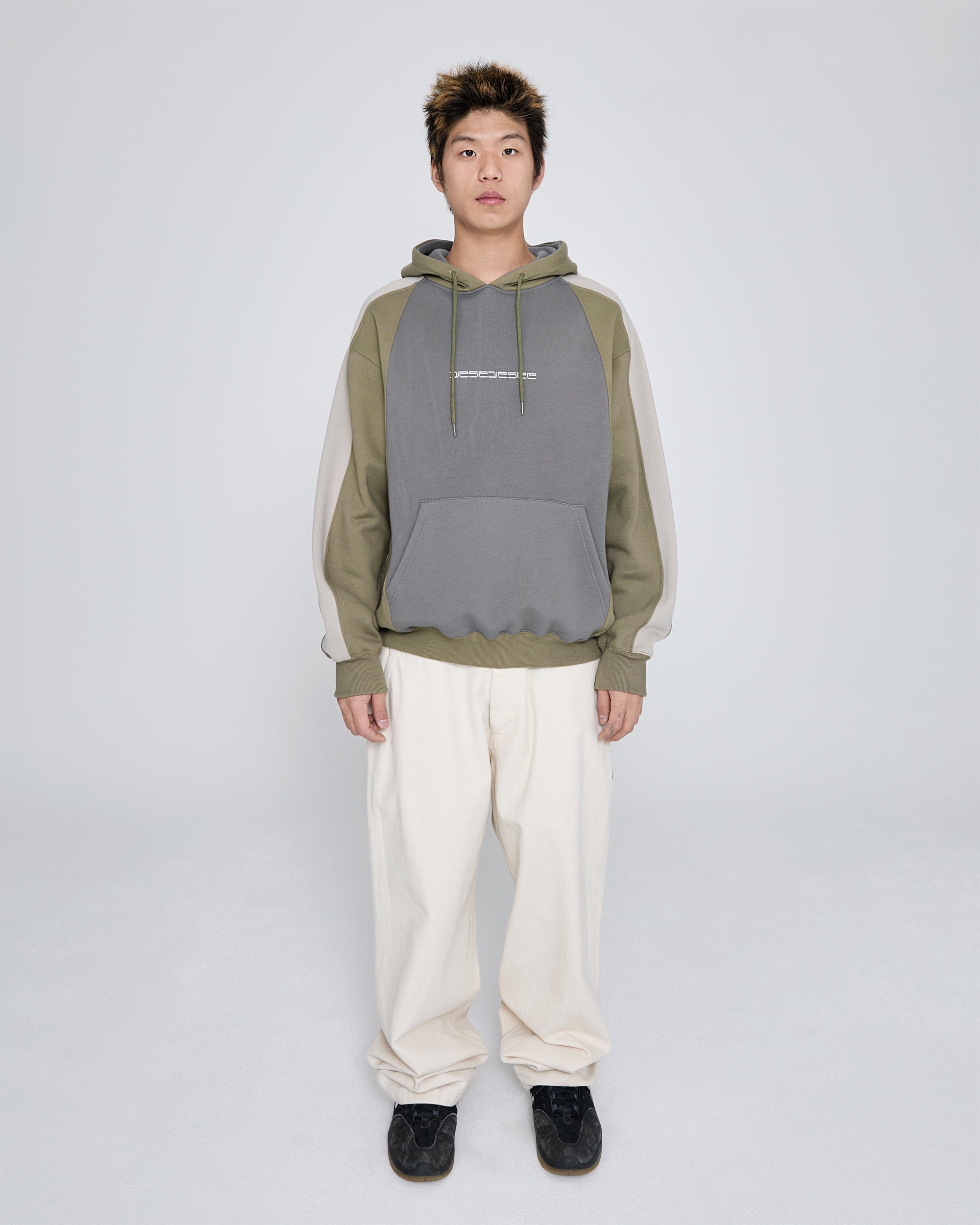yeseyesee - Triple Raglan Hoodie (Khaki) product image 7 | TRAB K-Fashion Australia