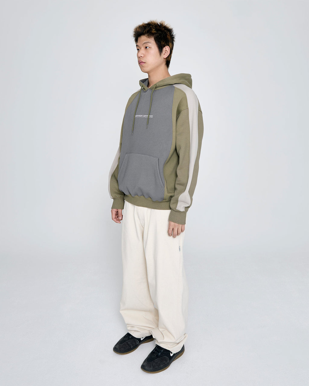 yeseyesee - Triple Raglan Hoodie (Khaki) product image 8 | TRAB K-Fashion Australia