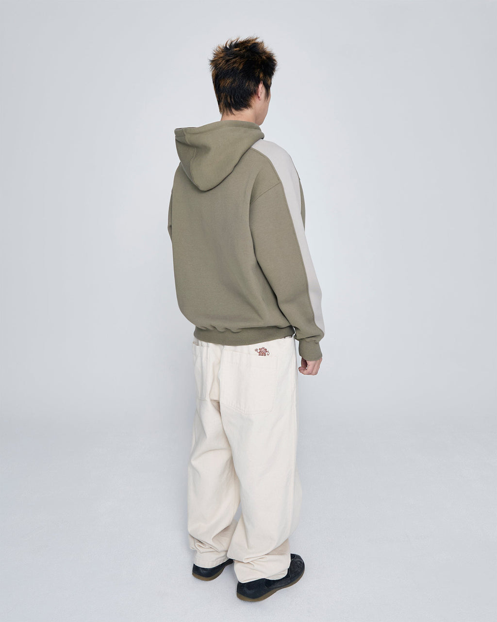 yeseyesee - Triple Raglan Hoodie (Khaki) product image 9 | TRAB K-Fashion Australia