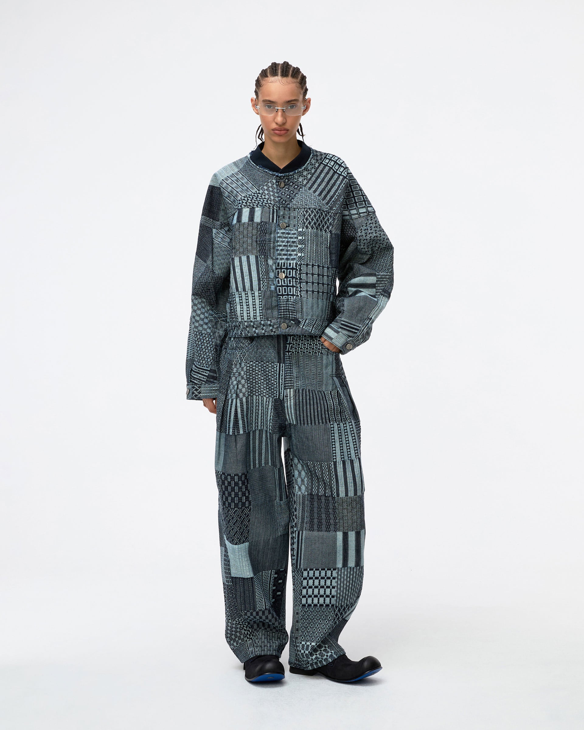 Ader Error - Collaz Jacket Product. 21 (Blue) product image 4 | TRAB K-Fashion Australia