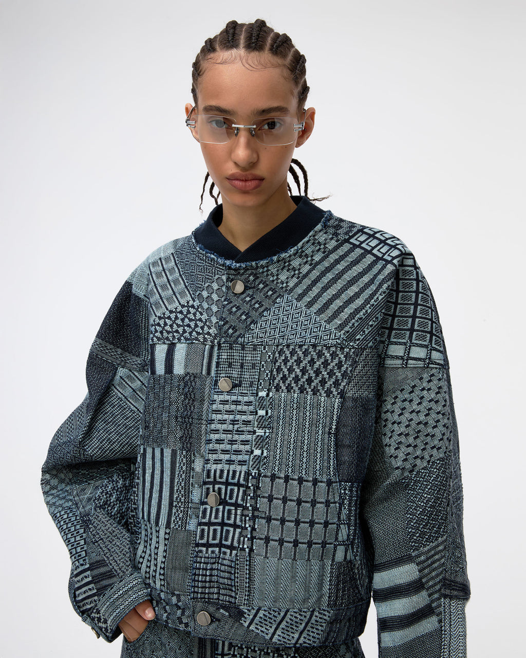 Ader Error - Collaz Jacket Product. 21 (Blue) product image 5 | TRAB K-Fashion Australia