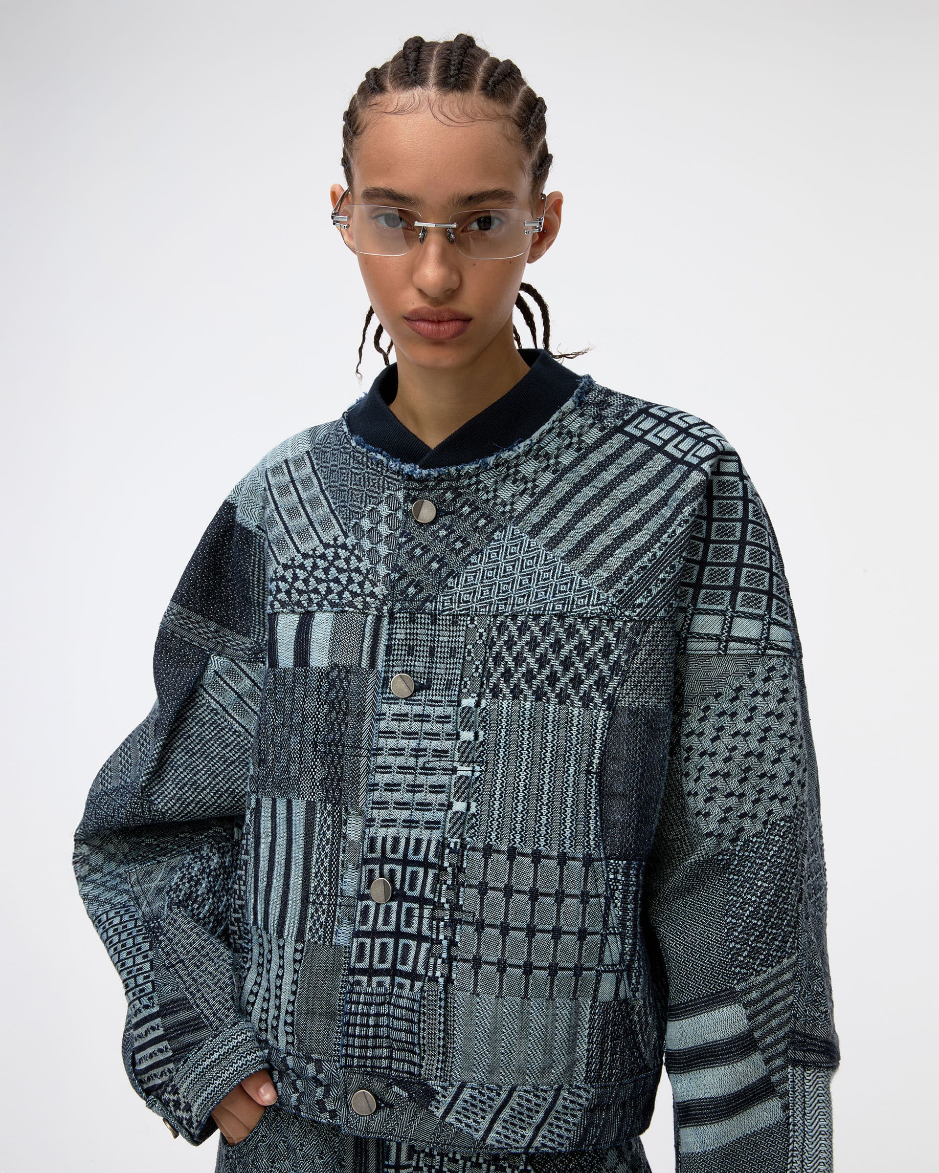 Ader Error - Collaz Jacket Product. 21 (Blue) product image 5 | TRAB K-Fashion Australia