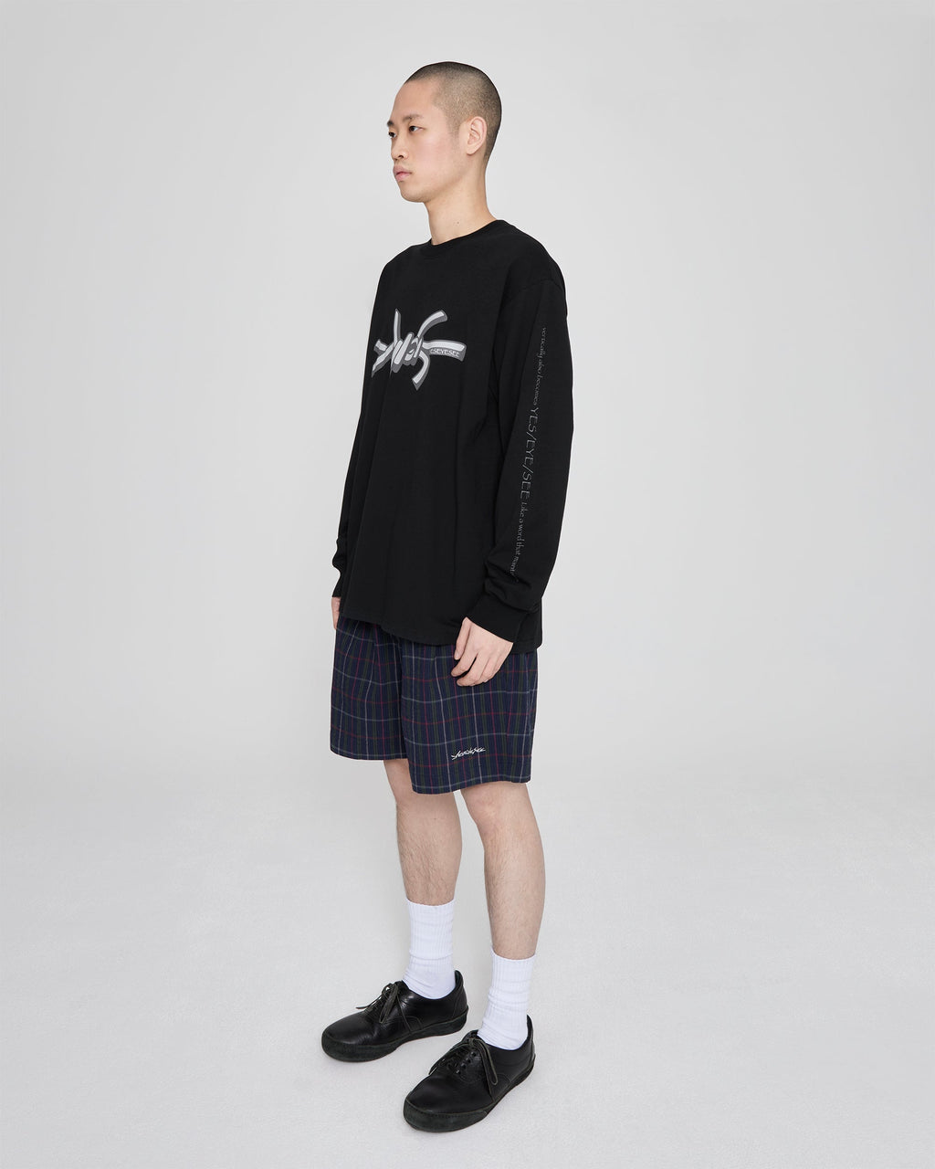 yeseyesee - Y.E.S Wire Logo L/S (Black) product image 8 | TRAB K-Fashion Australia