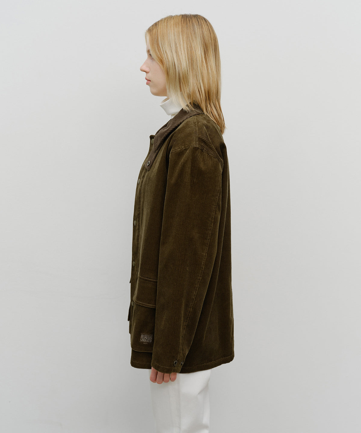 Marithe & Francois Girbaud - Corduroy Hunting Jacket (Khaki) product image 2 | TRAB K-Fashion Australia