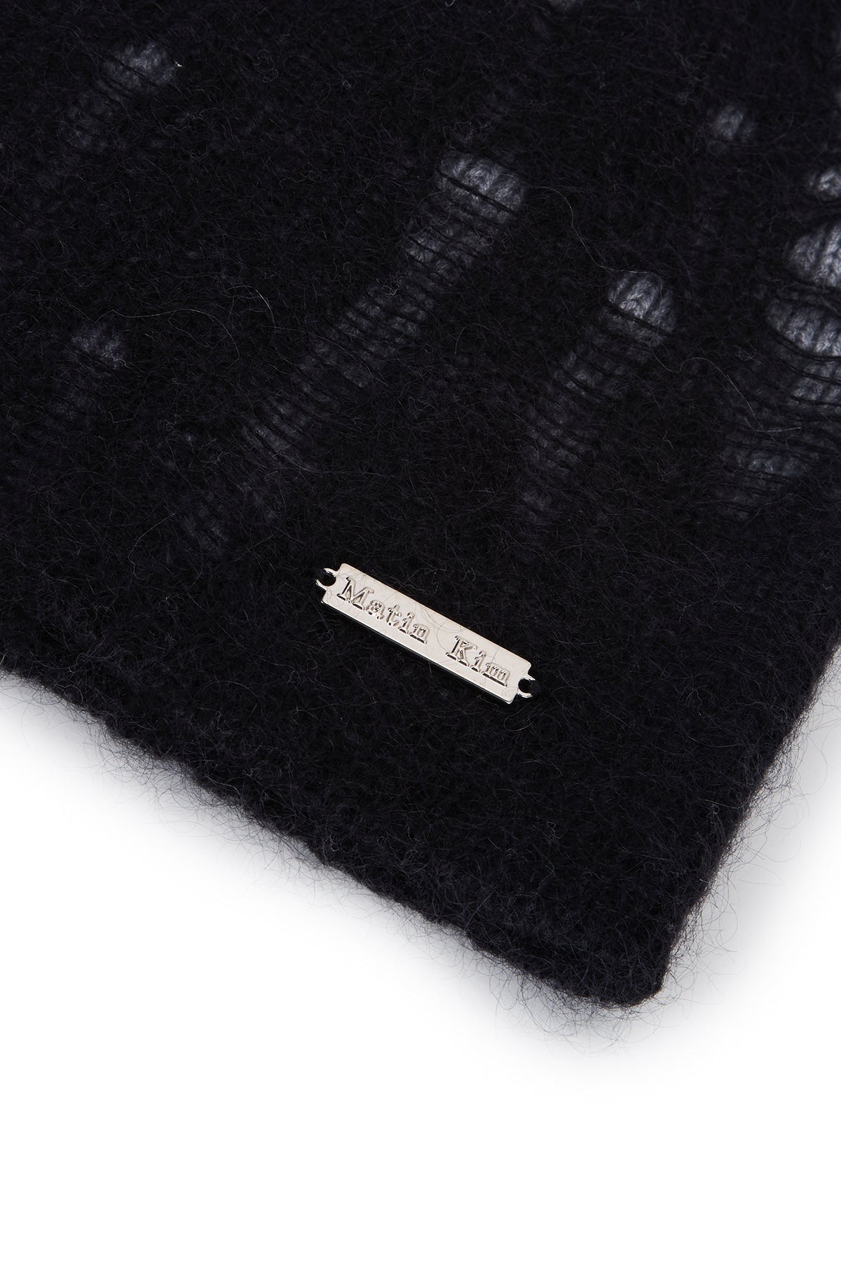 Matin Kim - Vintage Layer Knit Beanie (Black) product image 3 | TRAB K-Fashion Australia