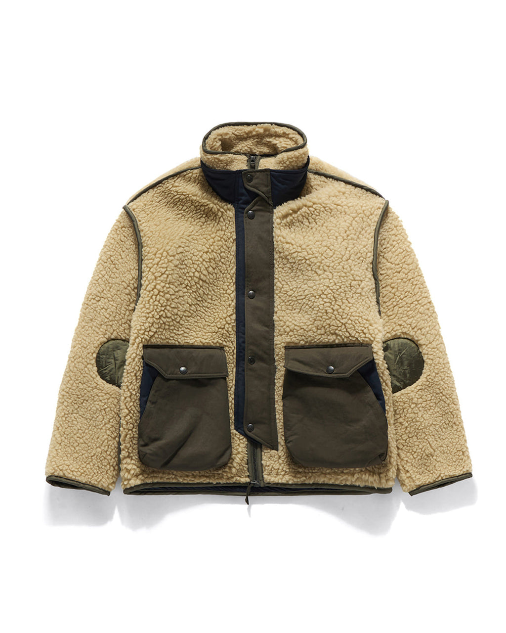 Eastlogue - Alpine Layered Fleece Jumper (Beige) product image 6 | TRAB K-Fashion Australia