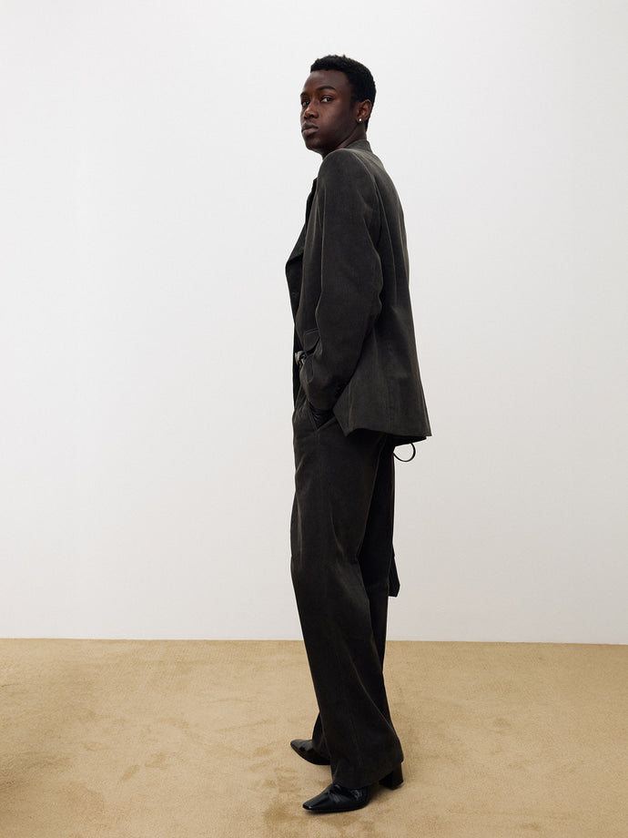 Tonywack - Corduroy Single-Breasted Tailored Jacket (Anthracite) product image 5 | TRAB K-Fashion Australia