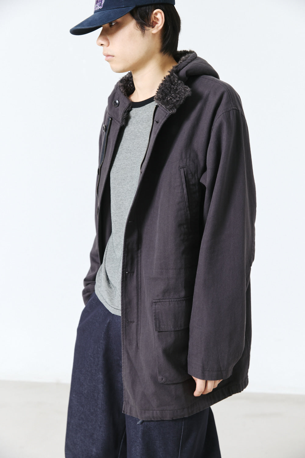 Hatchingroom - Hooded Mil Parka (Charcoal) product image 20 | TRAB K-Fashion Australia