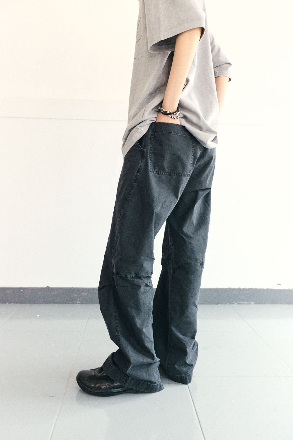 Hatchingroom - Vented Pants Dyed Charcoal (V2) product image 10 | TRAB K-Fashion Australia