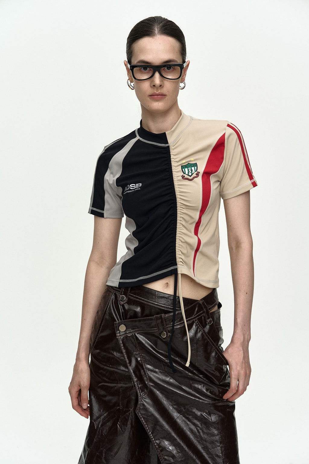 Andersson Bell - Hybrid Cut Soccer Jersey (Black/Beige) product image 1 | TRAB K-Fashion Australia