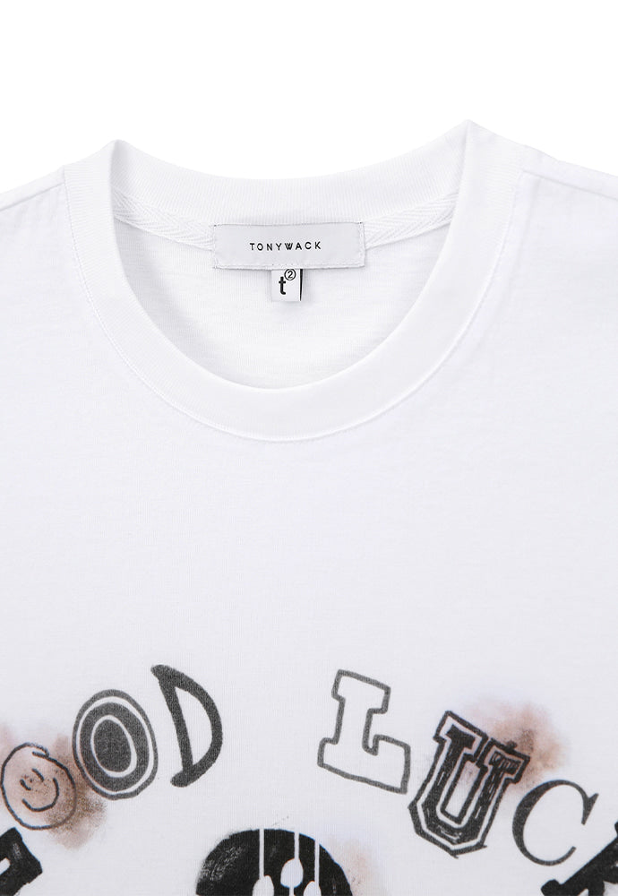 Tonywack - Stamp Skull T-Shirt (White) product image 6 | TRAB K-Fashion Australia