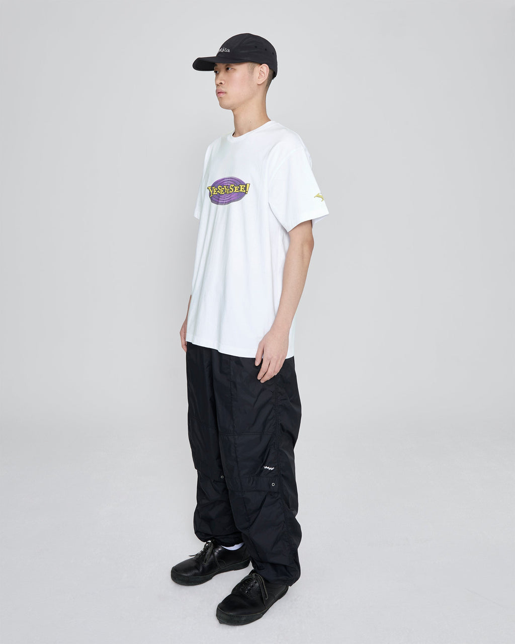 yeseyesee - Y.E.S Web Logo Tee (White) product image 7 | TRAB K-Fashion Australia