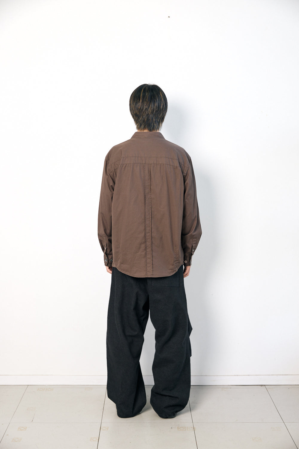 Hatchingroom - Bone Shirt Washed Dark (Brown) product image 9 | TRAB K-Fashion Australia