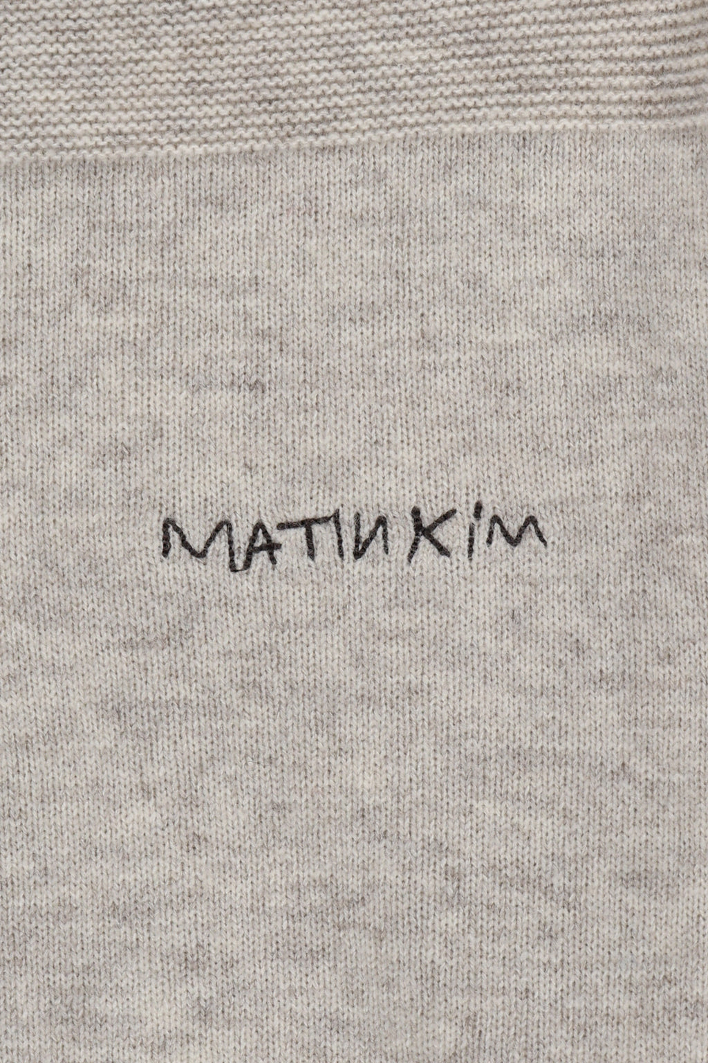 Matin Kim - Boat Neck Volume Sleeve Knit Pullover (Light Beige) product image 5 | TRAB K-Fashion Australia
