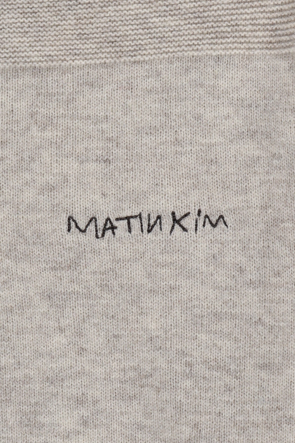 Matin Kim - Boat Neck Volume Sleeve Knit Pullover (Light Beige) product image 5 | TRAB K-Fashion Australia