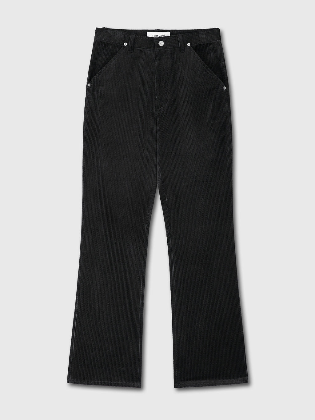 Tonywack - Velvet Corduroy Flared Pants Japanese Fabric (Black) product image 7 | TRAB K-Fashion Australia
