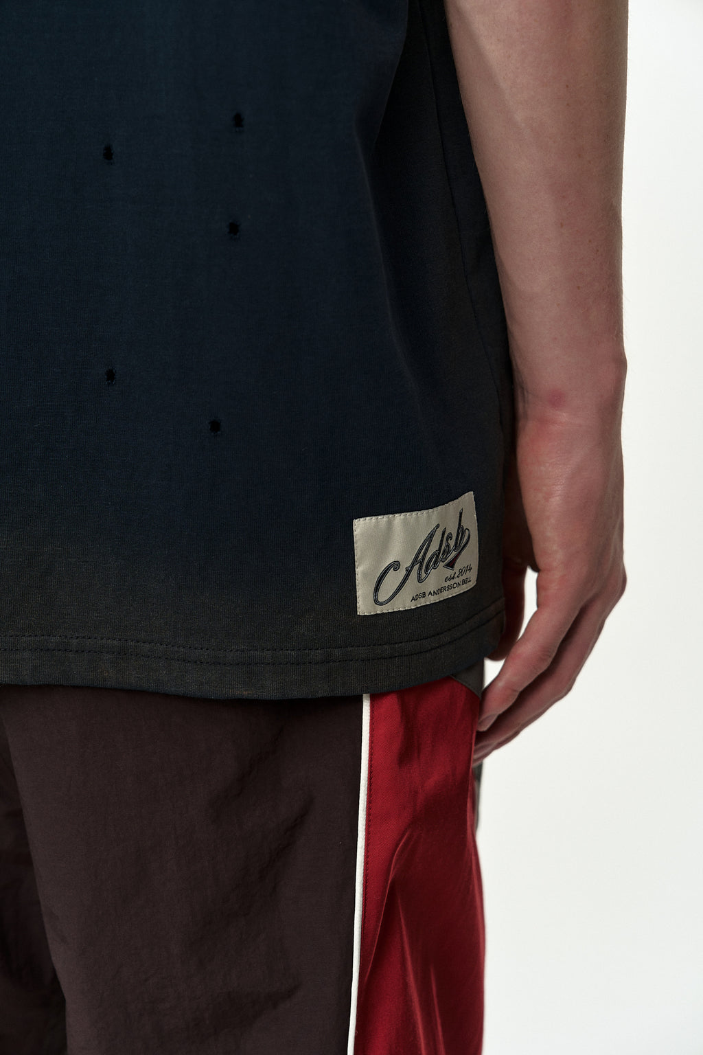 Andersson Bell - Gradient Damage Washed T-Shirt (Navy) product image 6 | TRAB K-Fashion Australia