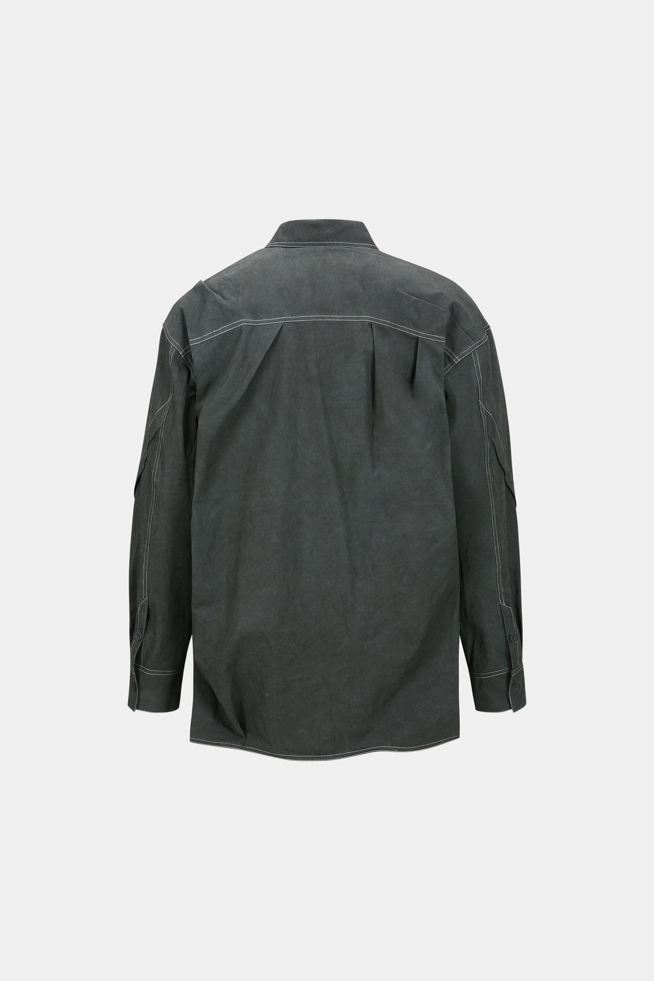 Andersson Bell - Alice Dyed Cotton Shirts (Charcoal) product image 9 | TRAB K-Fashion Australia