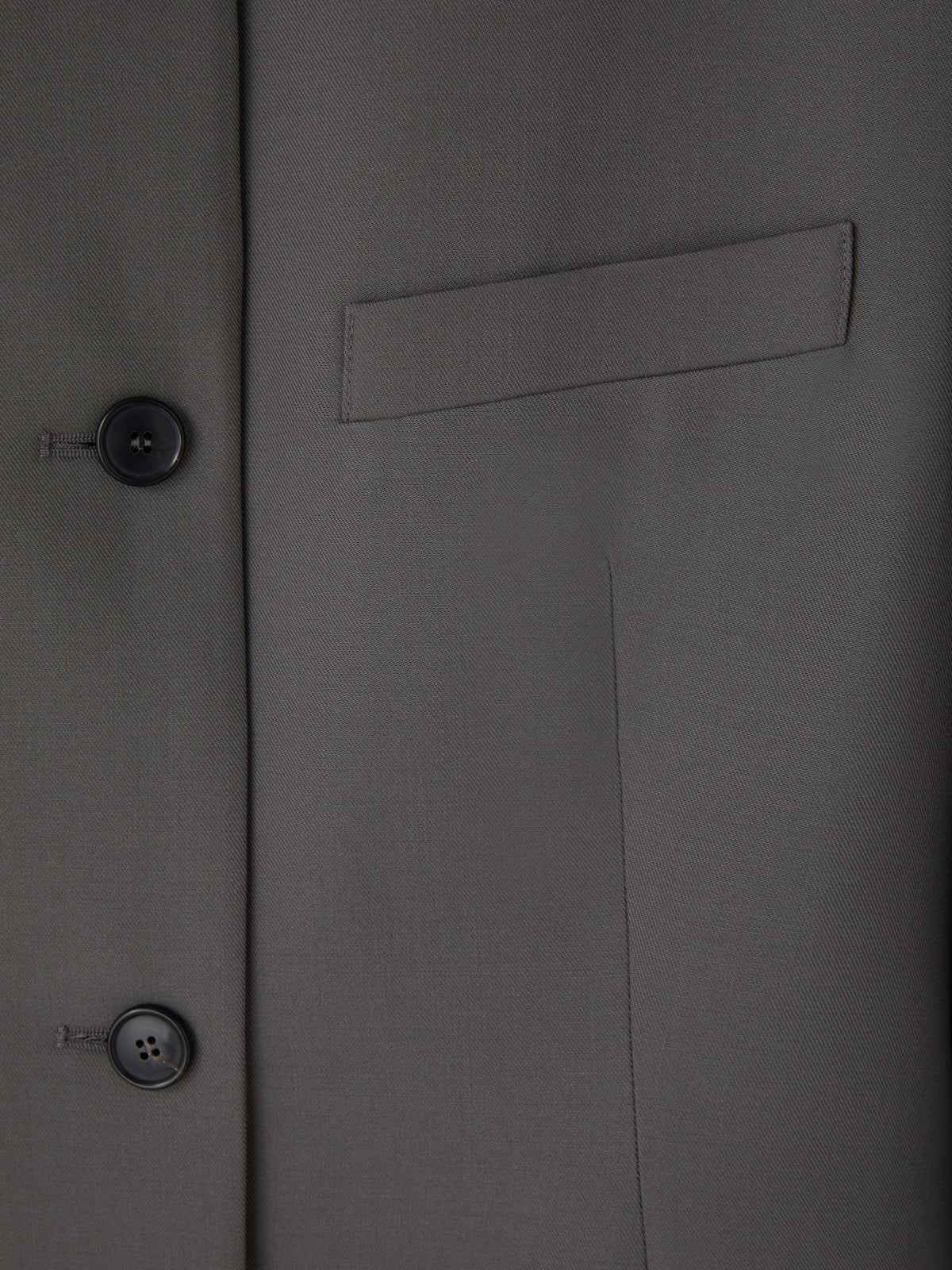 Recto - Collarless Single Jacket (Taupe Grey) product image 13 | TRAB K-Fashion Australia