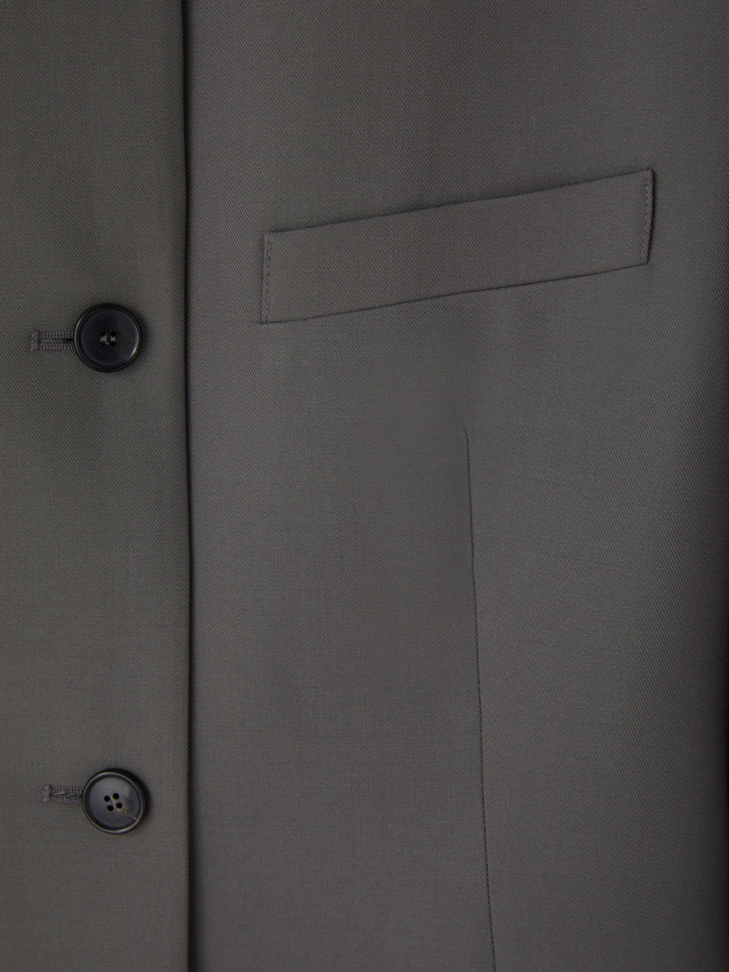 Recto - Collarless Single Jacket (Taupe Grey) product image 13 | TRAB K-Fashion Australia